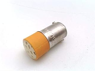 TECHNA BA9SLED6A LED BULB, PILOT LIGHT, 6 VAC/DC, AMBER