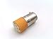 TECHNA BA9SLED6A LED BULB, PILOT LIGHT, 6 VAC/DC, AMBER