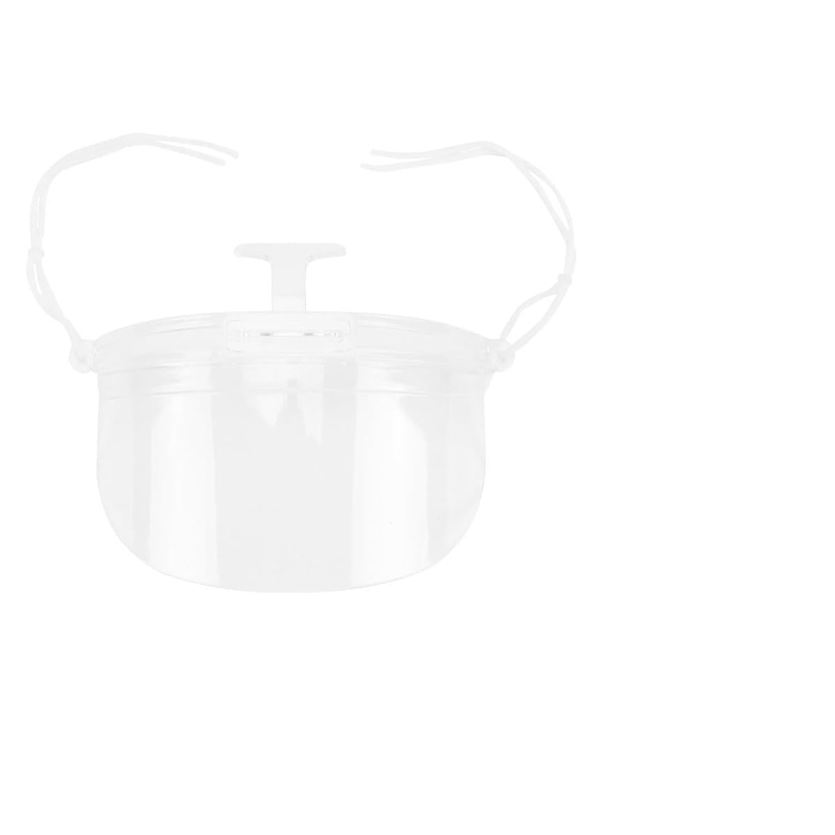 1 Box Reusable Anti-fog Plastic Face Shield for Restaurant and Hotel Catering Use, Protective Mouth Cover Designed for Kitchen Safety and Comfort