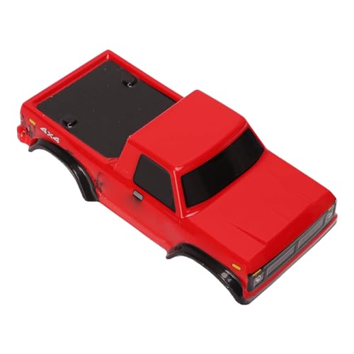 RC Car Body Shells 1 10 Scale Crawler Body Parts for Axial SCX24 Yellow (Red)