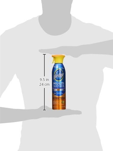 Pledge Multi Surface Antibacterial Cleaner Antibacterial Citrus Scent Aerosol Can 9.7 Oz