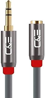C&E CNE03722 Stereo Headphone Extension Cable 50 Feet 3.5mm