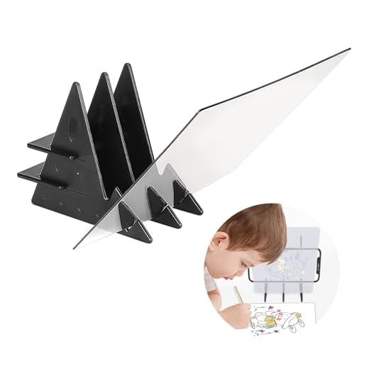 NYGGTYK 1 unidad de tablero óptico de dibujo para niños, proyector de bocetos portátil, ayuda de dibujo impermeable, adecuada para papel, tela, perfecta para principiantes, amantes de la animación