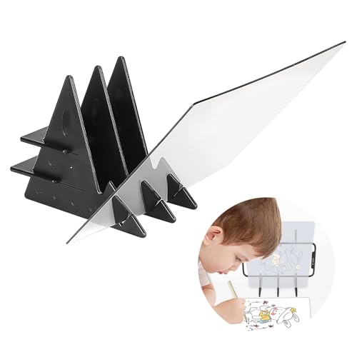 NYGGTYK Bandeja de dibujo óptico de 1 pieza, proyector de bocetos para niños, bandeja de dibujo portátil, ayuda de dibujo impermeable, adecuada para papel, tela, ideal para principiantes, amantes de