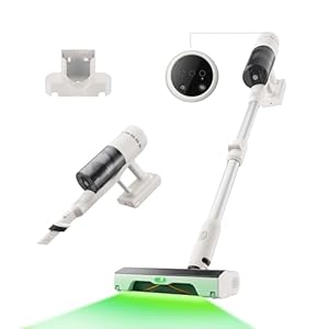 roborock H60 kabelloser Staubsauger, 115 AW Saugleistung, 60 Min Laufzeit, 90° Flexibles Rohr, Stauberkennung-LED, HEPA-Filtration, Anti-Verhedderungsbürste für Teppich, Hartböden & Tierhaare