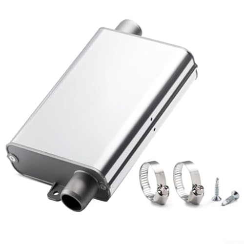 Silenciador de calentador de estacionamiento diésel de 24 mm compatible con unidades de 5 kW, 3 kW y 8 kW, diseñado para reducción de ruido y fácil integración en varios sistemas de calefacción