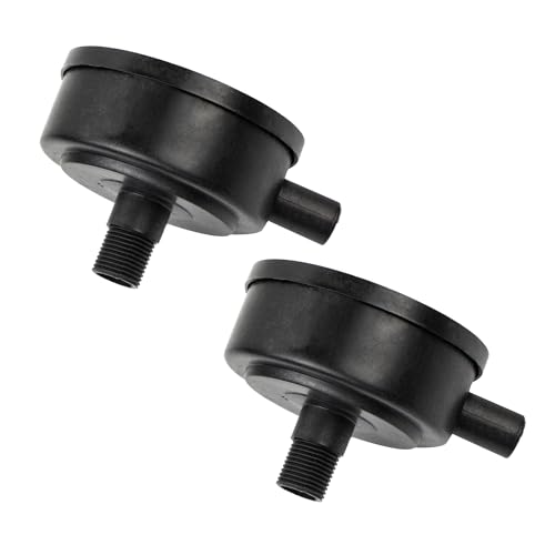 Luftkompressor Schalldämpfer Kompressor Luftfilter Ansaugfilter, 2 Stück 20mm 1/2PT Außengewinde Filter Ersatz Filterpumpe Luft-kompressor Ersatzteile für Kolben Kolbenkompressor