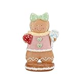 Timstor Decoración navideña para galletas de jengibre, 20,5 cm, poliresina