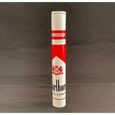 Image of Alkey Stylish Cigarette Shaped Lighter with Cool Design Round Shape Lighter for Cigarette Metal Premium Refillable Classic Pocket Lighter (Marl Multicolor)