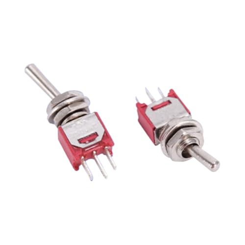 Interruptor de palanca 4-102A1 basculante de 3 pines y conmutador de 2 posiciones para circuitos 2