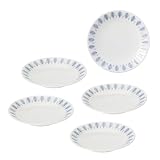 美濃焼 皿 取り皿 5枚セット 直径約17cm 電子レンジ 食洗機対応 食器 軽量 ハーブミント 日本製 506-04