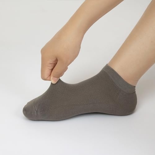 Image of Thin Ankle Viscose Bamboo Low Cut Socks for Women Breathable Wholesale Lightweight Socks Bulk Family Pack 50 Pairs