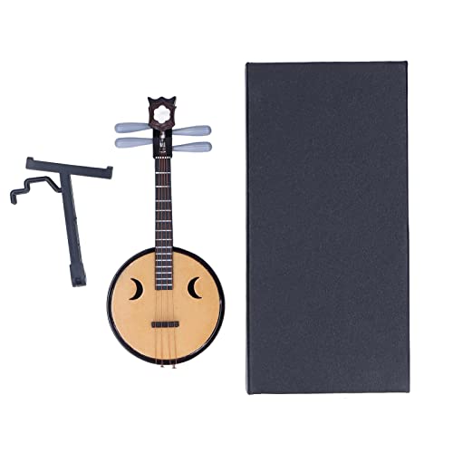Chinese Zhongruan Instrument Basswood Chinese Ruan Lute for Comfortable Grip 1:4 Ratio 14cm/5.5in Jewelry - Image 2
