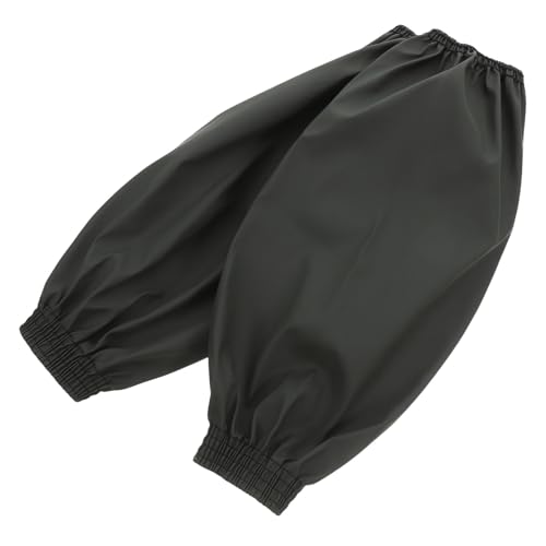 Ipetboom Mangas Protectoras Impermeables para Brazos de Cuero Pu, Resistentes al Aceite, Largas para Adultos, 2 Piezas, Color Verde, para Cocina, Jardinería y Tareas del Hogar