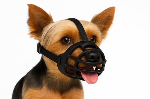 Museruola per cani – museruola cani taglia XS – regolabile,