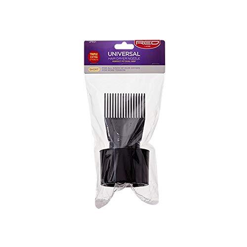 Red by Kiss Universal Hair Dryer Nozzle, Short Comb
