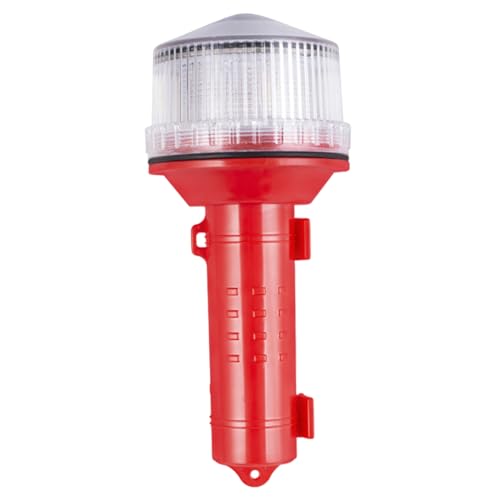 Boat Flares Solar Powered Marine Flares Waterproof Red Green Lights Emergency Signals for Fishing Nets Buoys & Boats