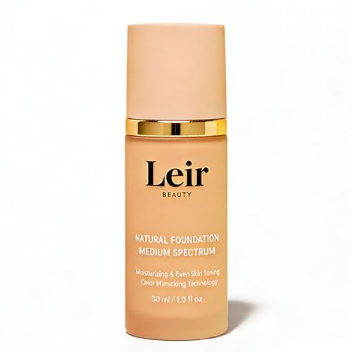 Leir Beauty Foundation, Leir Biomin Foundation 4 in 1 - Color Changing Foundation,Medium Spectrum Full Coverage Concealer with Spf 50+,Longwearing and Waterproof (1pcs)