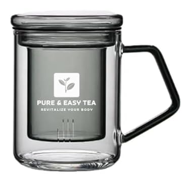 pure and easy tea glass infuser mug review