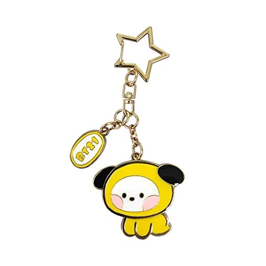 BT21 minini Metal Yurayura Key Chain CHIMMY