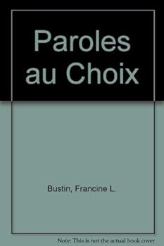 Paperback Paroles Au Choix Book