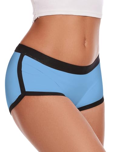 Image of Aueyan Womens Boyshorts Panties Stretchy Boxer Briefs Novelty Lounge Sleep Shorts