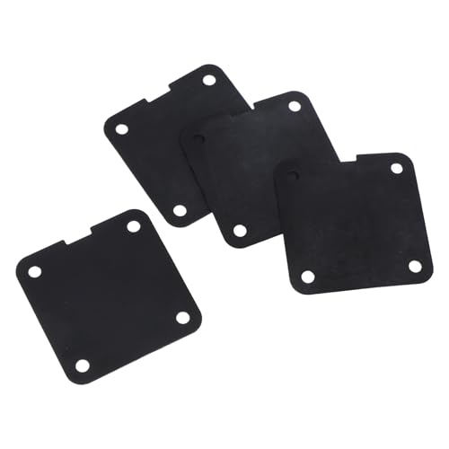 NOLITOY Almohadillas de Goma para Interruptor de Presión Automáticas 4 Piezas Cuadradas Resistentes Alta Presión para Compresores de Aire Accesorio Presostato Montaje y Aislamiento
