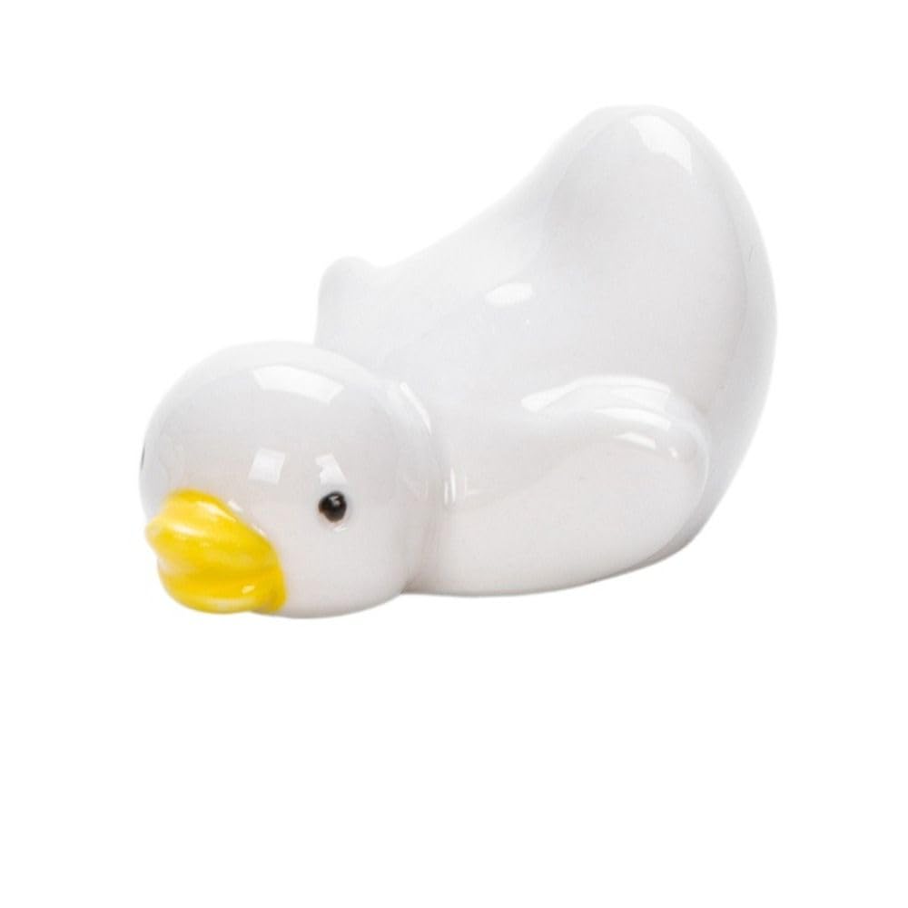 Amazon.com: Ceramic Cute Yellow Duck Chopsticks Holder Miniature