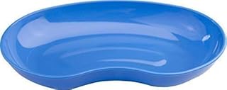 Medi-Inn - Juego de 36 cuencos de plástico para el riñón (reutilizables, aptos para alimentos, desinfectables, autoclavables, estables y versátiles), color azul