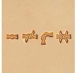 Tandy LeatherCraftool� Barbed Wire 4-pc Stamp Set 69005-00