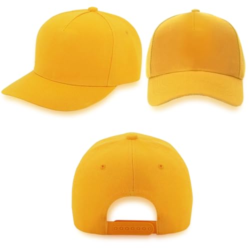 Image of 12 Pack Seamless Baseball Caps Wholesale Bulk - No Center Seam, DIY Friendly, Adjustable Breathable Lightweight for Men Women