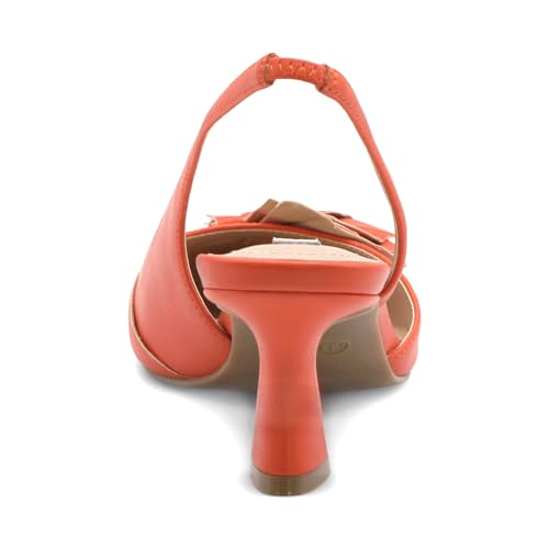 Charles David Women's Alias D'Orsay Slingback Pointed Toe Heels Pumps with Leaf Accent3