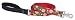 LupinePet Originals 1" Christmas Cheer 6-foot Padded Handle Leash for Medium and Larger Dogs