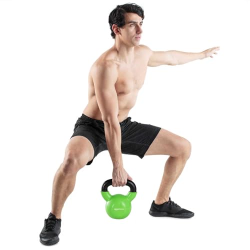 Image of Amazonbasics Vinyl Coated Solid Kettlebell for Gym Exercises