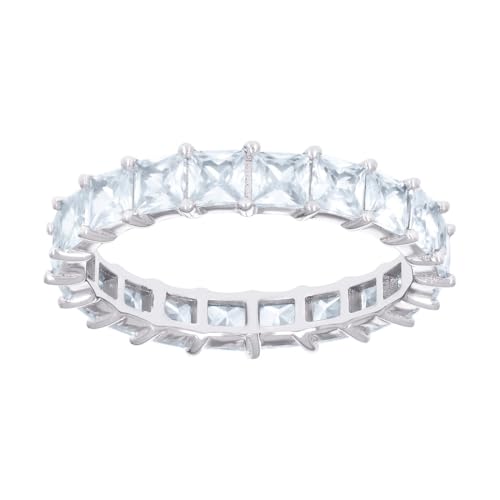 Bague fiançailles argent 925 princesse : l'éclat diamant sans ternir