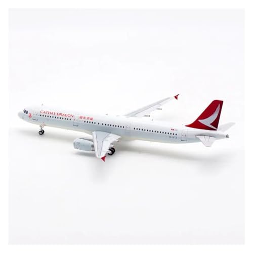 Avión de aleación Cathay Dragon A321 réplica diecast para vitrinas 3