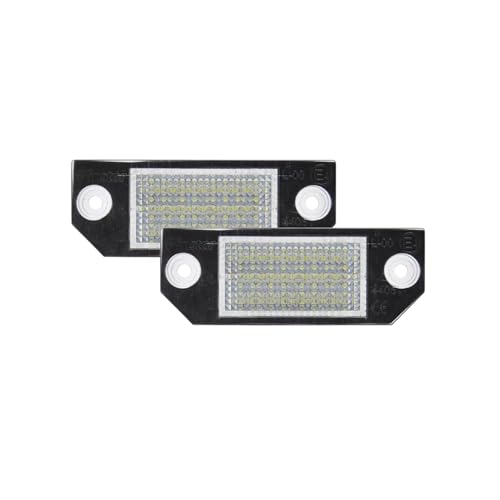 Per Ford Per Focus Per C-MAX 2003-2007 Per MK2 2003-2008 Lampada targa a LED bianca ad alta luminosità 2 pezzi.