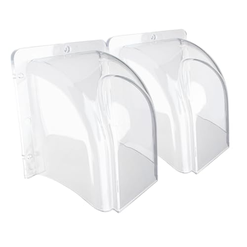 Timbre de anillo Lurrose y protección para interruptor de timbre resistente lluvia exterior 2
