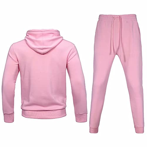 Men's hoodie sweatsuit Full-Zip fleece track suits casual jogger set outdoor sportswear2