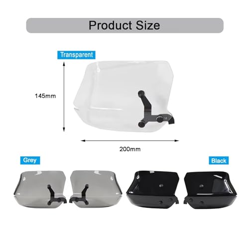 Protège-mains moto pour PCX 125 isolant du vent, garde-main guidon carbone - 2