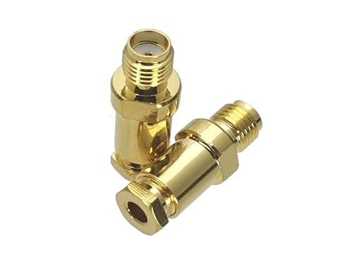 2 uds Conector SMA Hembra Jack Abrazadera RG316 RG174 LMR100 RF Adaptador Coaxial