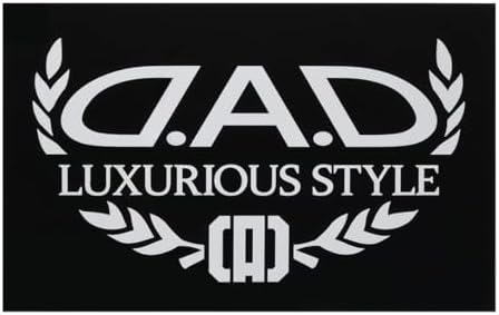 dad Amazon | GARSON(ギャルソンD.A.D) DADプレミアムステッカー サイズL ホワイト ST066-03 | バイク用ステッカー・デカール | 車&バイク