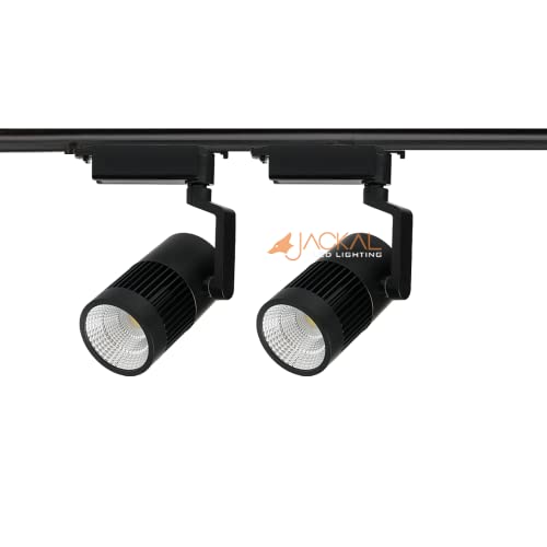 Image of JACKAL 30 Watt Warm White LED Track Light /Spot Light /Focus Light /Picture Light (Pack of 2), Indoor Light with Rotatable Head | Perfect for Showrooms, Shops and Living Room - Trackway Not Included