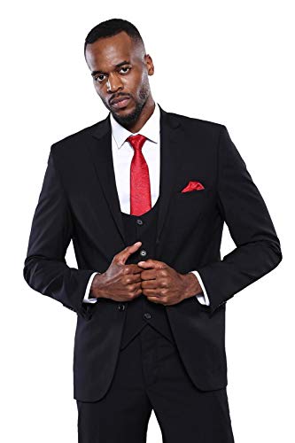 Costume slim fit noir homme Wessi pour mariages et cérémonies
