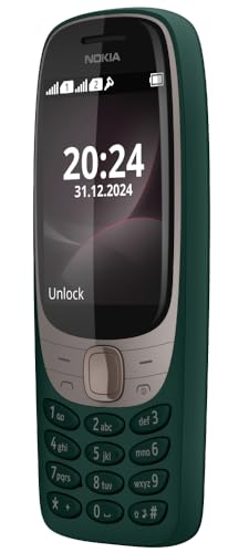 Image of Nokia 6310 Dual SIM Keypad Phone with a 2.8 inch Screen, Wireless FM Radio and Rear Camera with Flash | 1 Year Replacement Guarantee | Green