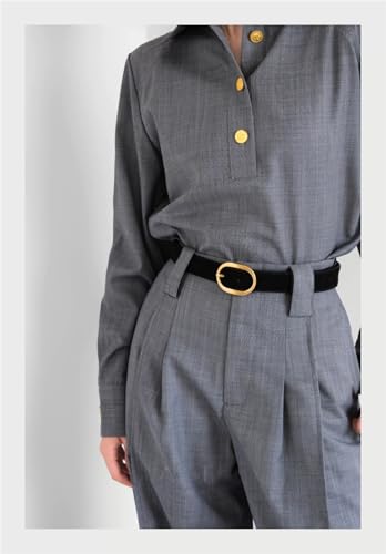 Decorative Belt Vintage Women Skinny Belts Ladies Dress Coat Waistband Clothes Decoration Waist Belt for Country Concert Outfit(Coffee)2