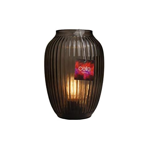 Cello Classic Barrel Brown Battery Table Lamp Cover