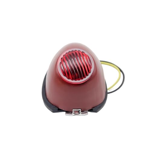 Luz trasera de moto R1 R50 R71 con lente roja de alta visibilidad posterior