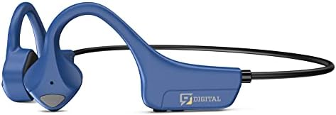 9 DIGITAL Bone Conduction Headphones Bluetooth, Wireless Open Ear Headphones Waterproof with Mic, Sweatproof Earphones, Sport Headset for Running Cycling, Gym, Biking, Workouts, Hiking & Climbing