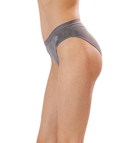 Umbro Women's Performance Assorted 2 Pack Bikini Panties - White/Aqua - X-Large - Thumbnail 3